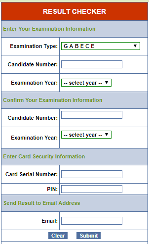 GABECE Result Checker 2025 Online