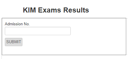 KIM Exams Results