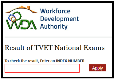 TVET National Exams Result 2025-26
