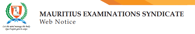 Grade 7 Admission 2025 Mauritius Examinations Syndicate (MES)