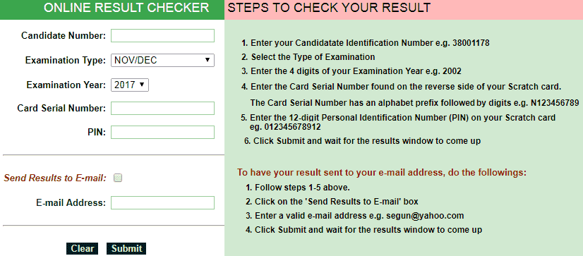Nabteb Result Checker 2025
