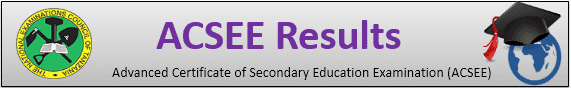 ACSEE Results 2025